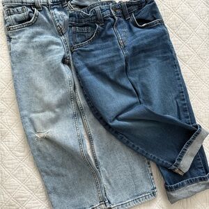 Cat & Jack Boys Light and Dark Blue Relaxed Jeans
